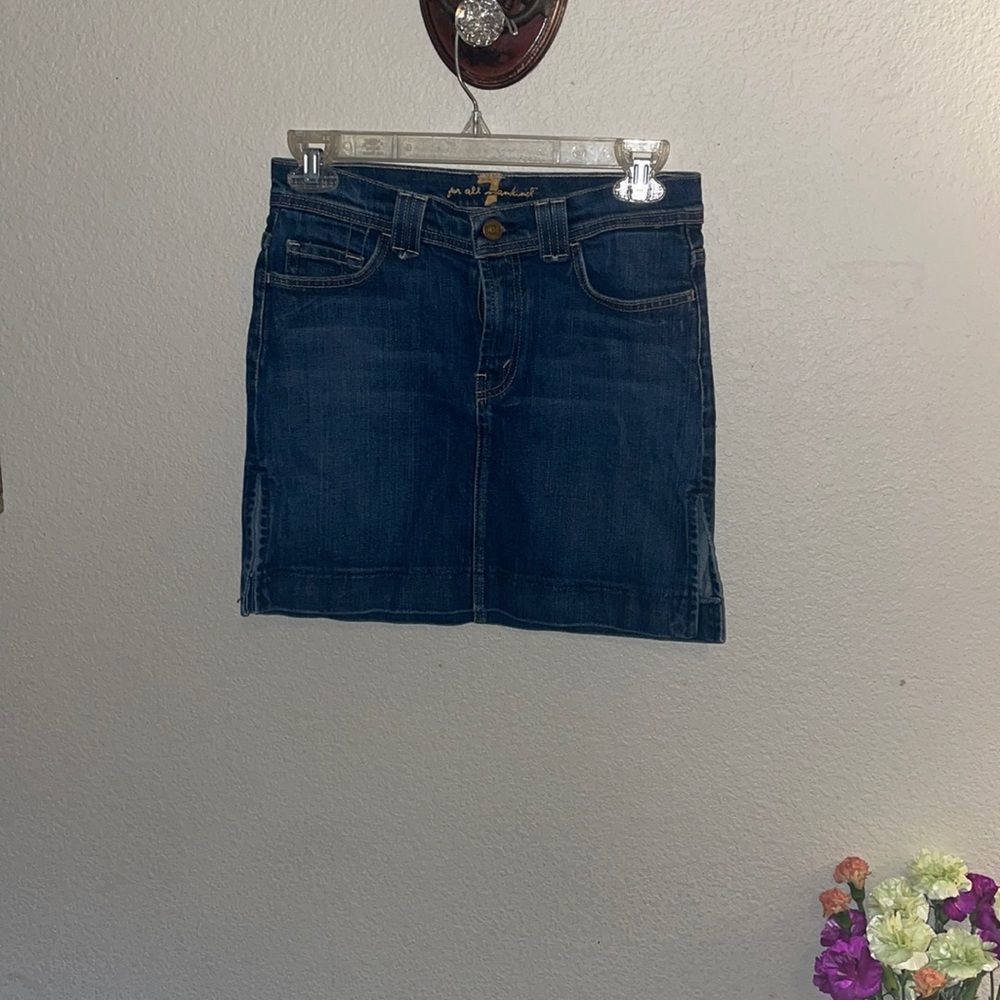 Seven for All Mankind denim skirt. Size 26.
